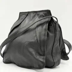 美品✨ LOEWE フラメンコ ショルダーバッグ 巾着型 アナグラム ブラック