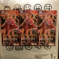 ワンピースカードヒロインズエディション　未開封3ボックスレシート付きテープカット