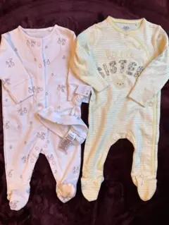 【新品】ベビー服 ロンパース 2枚セット next 60cm