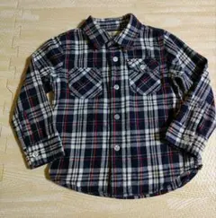 GLOBAL WORK　ネルシャツ　長袖　シャツ　サイズL