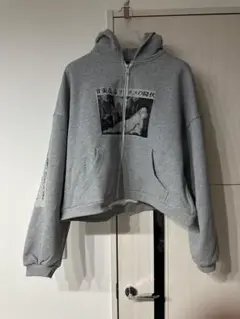bastard グレー ジップアップパーカー S - メルカリ