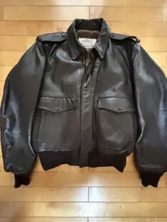 Schott G-1 レザーフライトジャケット USA製 42 ブラック - メルカリ