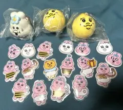 んぽちゃむ・おぱんちゅうさぎ　＊ミニスクイーズマスコット・シール＊