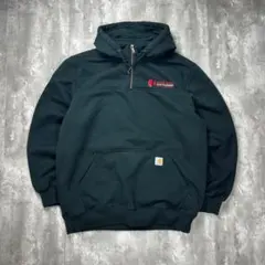 カーハート ロゴタグ刺繍企業ロゴ ハーフジップスウェットパーカー XL 5978のサムネイル