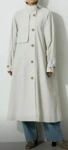 ※メルカリ市価格　AZUL by moussy スタンドカラートレンチコートのサムネイル