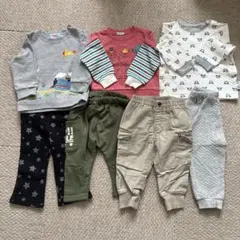 90cm 冬服 6点 ベビー服 まとめ売り