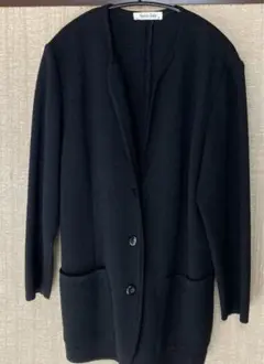 Naigaiナイガイ☆Saint Joie☆黒のニットジャケット☆M