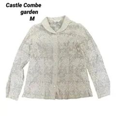 カッスルクームガーデン　シャツ　ブラウス　刺繍　綿100　M ホワイト カッスルクームガーデンシャツブラウス刺繍綿100M ホワイト