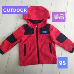【美品】OUTDOOR フード付きジャケット 95