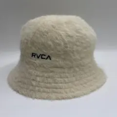 美品✨RVCA バケットハット ファー アイボリー