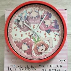 五等分の花嫁 壁掛け時計　テキスタイルパネルクロック キャンバスボード ED 五等分の花嫁 壁掛け時計 - メルカリ