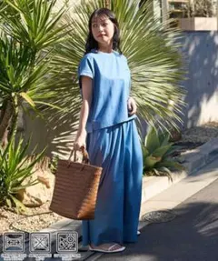 サウザンドマイル×フリークスストア　フレンチスリーブパンツセットアップパンツのみ