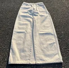 archive uniqlo super buggy denim white - メルカリ
