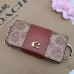 COACH　コーチ　キーケース　キーリング　シグネチャー　正規品