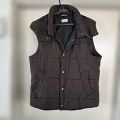 グローバルワークダウンベスト　茶　Mサイズ