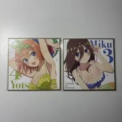 五等分の花嫁 四葉 三玖 ミニ色紙