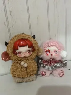 スカルパンダ　ぬいぐるみペンダント　セット