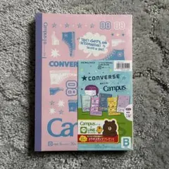 Campus B5ノート5冊セット B罫　CONVERSE限定デザイン