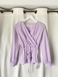 SHEL’TTER ORIGINAL フレアカシュクールブラウス　新品タグ付き