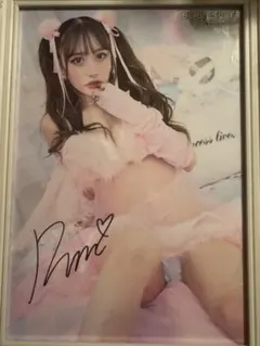 ロクサンエンジェル ぱんな 直筆サイン入りブロマイド 写真 バーレスク