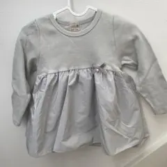 【美品】petit main ペプラムトップス