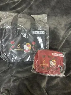 一番くじ サンリオ yoshikitty ミニトート ポーチ セット売り