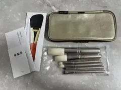 新品、未使用】白鳳堂 HAKUHODO メイクブラシ 6本セット ケース付