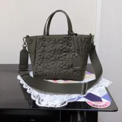 kate spade キルティングショルダーバッグ オリーブ