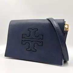 【極美品】 Tory Burch トリーバーチ ショルダーバッグ ネイビー