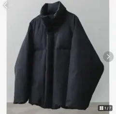 WOOL GABA IRREGULAR SLEEVE LOOSE PUFFERのサムネイル