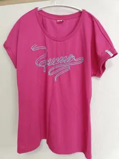 PUMA ピンク 半袖Tシャツ Lサイズ
