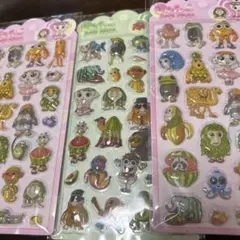 ぷくぷくシール3枚