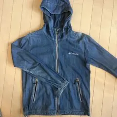 Columbia フード付きジャケット デニムブルー