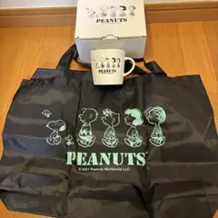 新品　スヌーピー マグカップ 大容量エコバッグ　2点セット
