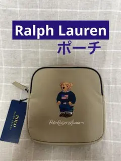 新品　ラルフローレン　ポーチ　クマ　ロゴ刺繍のサムネイル