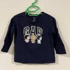 GAP 長袖Tシャツ 18-24ヶ月 ネイビー