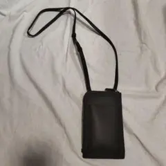 UNIQLO スマホショルダーバッグ ブラック
