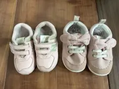 New Balance ピンク スニーカー　12cm 二足セット