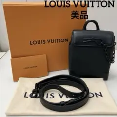美品 LOUIS VUITTON ナノ・スチーマートリヨン ショルダーバッグ