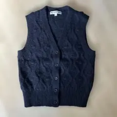 UNIQLO イネス ド ラ フレサンジュ ポインテールベスト ネイビー　S