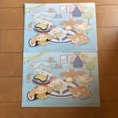 シナモロール×くら寿司　クリアファイル 2枚セット