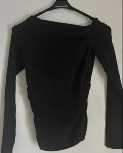 【ZARA】ソフトアシンメトリーtシャツ