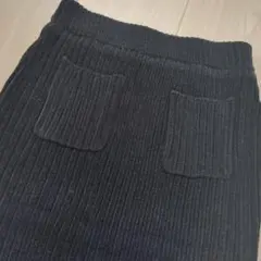 新品未使用　ナチュラルビューティーベーシック リブ編みタイトスカート S