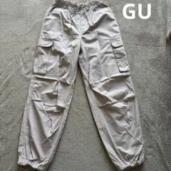 【美品】GU パラシュートカーゴパンツ ピンク XSサイズ