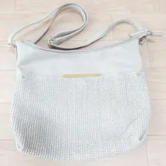 SHOO-LA-RUE　ベージュ ショルダーバッグ メッシュデザインのサムネイル