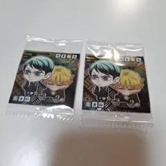 鬼滅の刃　ウエハース其ノ十四　ディフォルメシール　2枚セット