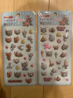 トムとジェリー プクプクシール 2シートセット