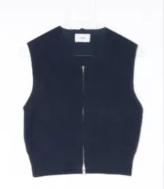CLANE ZIP COMPACT KNIT VESTのサムネイル