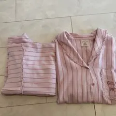 gelato pique ピンクストライプパジャマセット