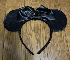 値下げ中【完売品】東京ディズニーランド ミニー 黒レース カチューシャ